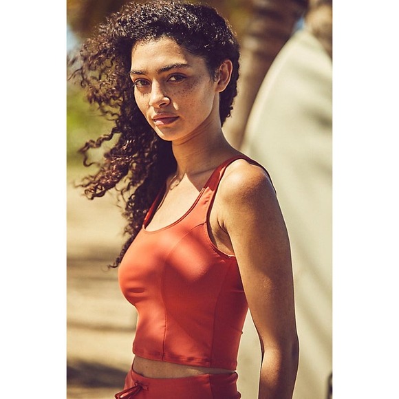 Free People Other - NEW Free People x Seea Maisie UPF Square Neck Princess Seams Swim Surf Small